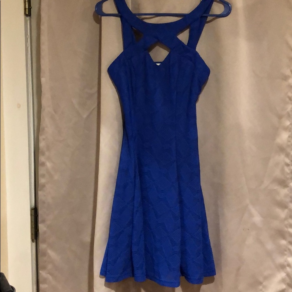 Royal Blue Mini Dress